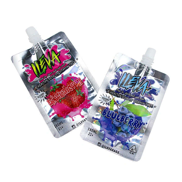 Jelly Bag Aluminum Foil Spout Pouch Food Mylar Bags Plastic Pouch Packaging Polythene Bag Customized Juice Pouches