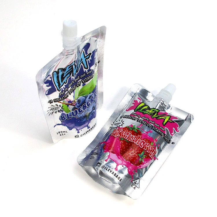 Jelly Bag Aluminum Foil Spout Pouch Food Mylar Bags Plastic Pouch Packaging Polythene Bag Customized Juice Pouches